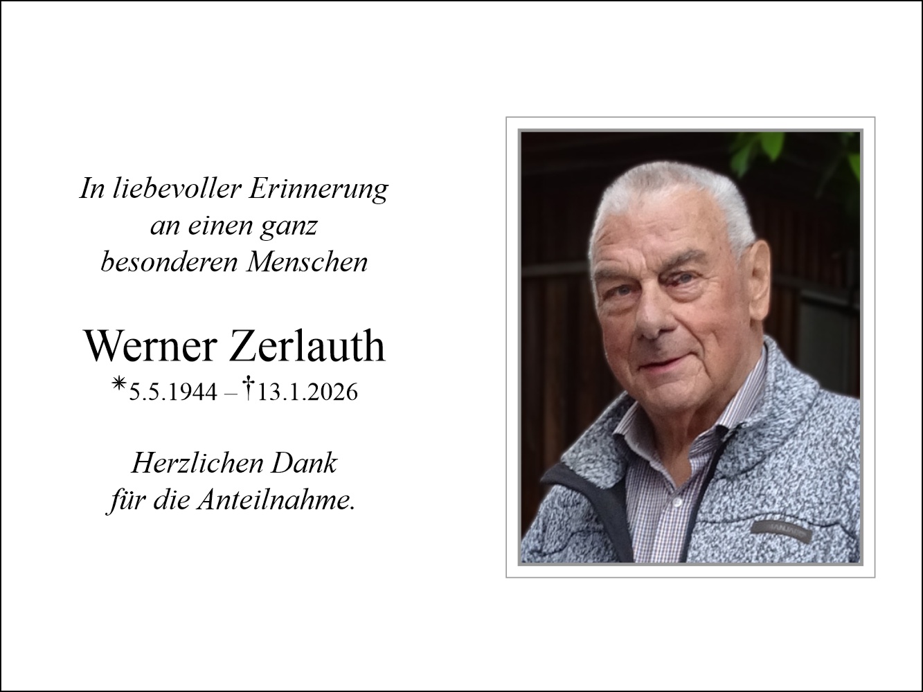 Werner  Zerlauth